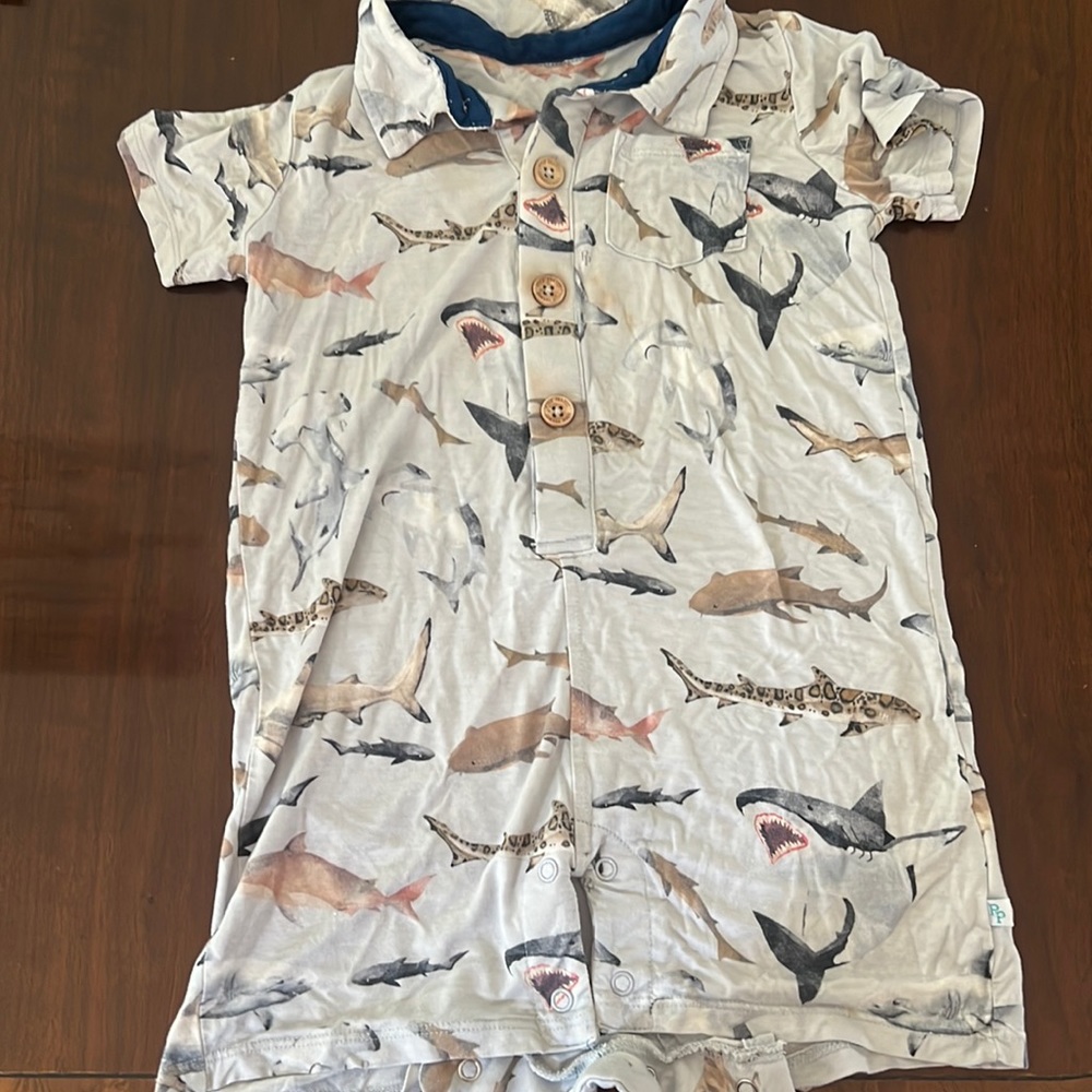 Posh peanut shark outfit